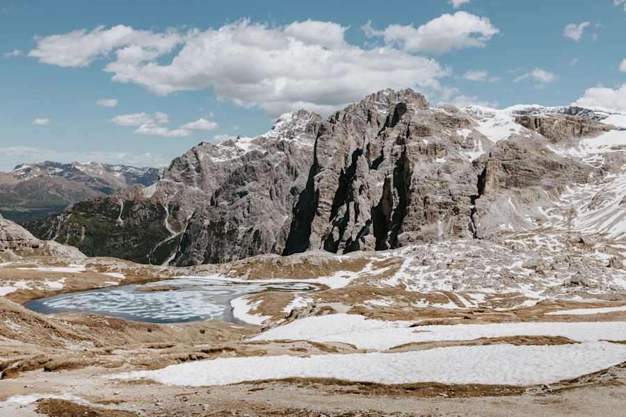 Bödensee bei der Drei Zinnen Hütte