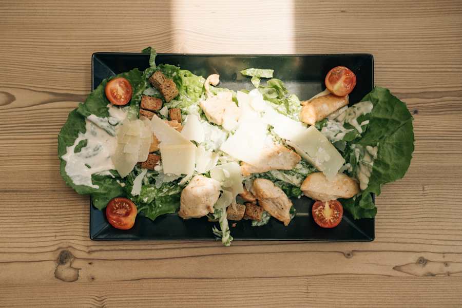 Ceasar Salad am Glocknerhaus.