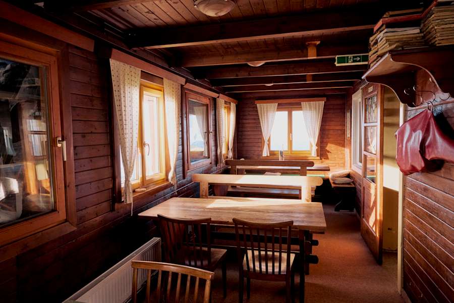 Die Stube des Graf-Meran-Hauses.