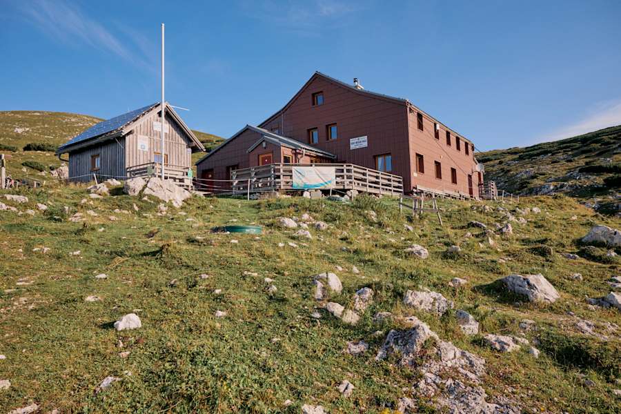 Das Graf-Meran-Haus in den Mürzsteger Alpen.