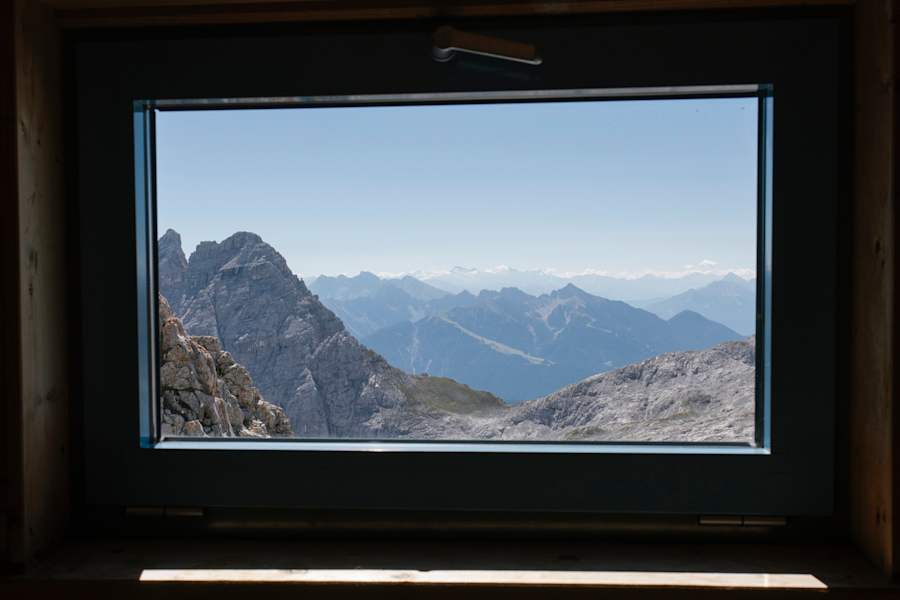 Blick aus der Meilerhütte
