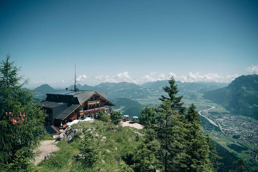 Das Pendlinghaus auf 1.565m Höhe hoch über Kufstein