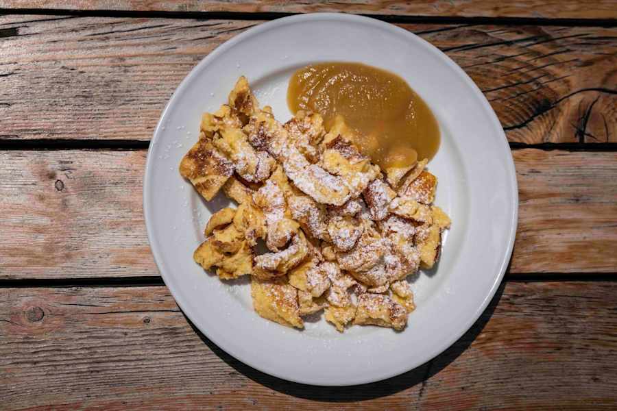 Kaiserschmarren auf der Steinseehütte