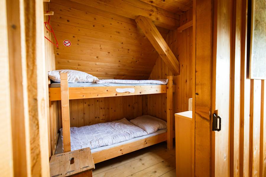 Zimmer auf der Theodor-Körner-Hütte