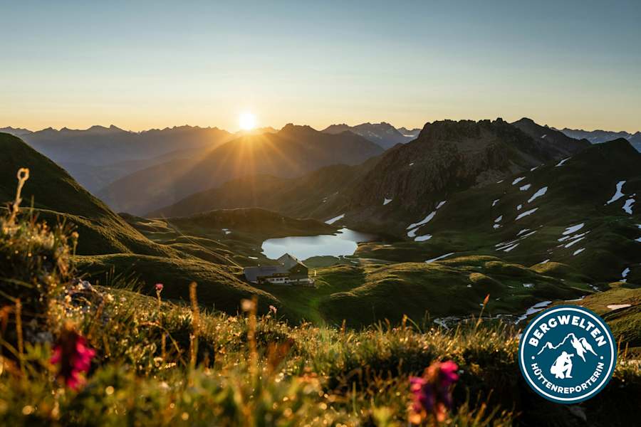 Sonnenuntergang auf der Tilisunahütte