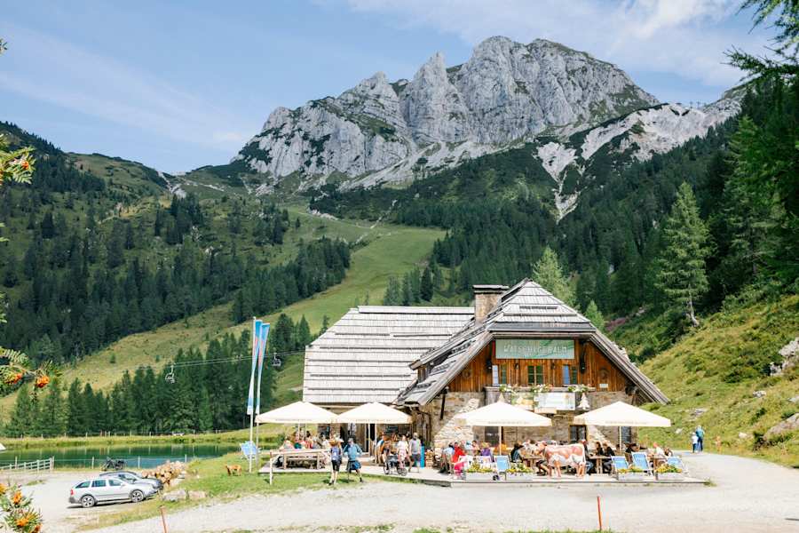 Die Watschiger Alm auf 1.629 m