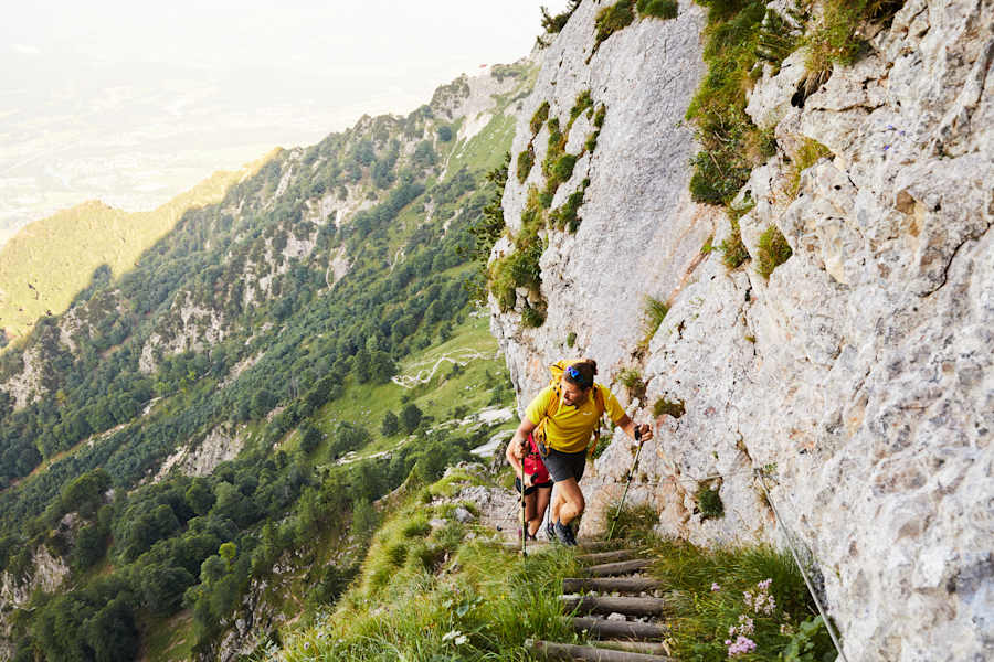 Hinauf zum Salzburger Untersberg: Unter den Top 5-Touren im Juni finden sich besonders viele Wanderungen aus dem Salzkammergut