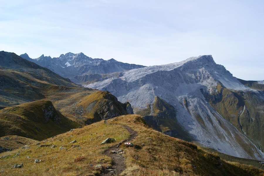 Blick zum Rätschenhorn 2.703 m