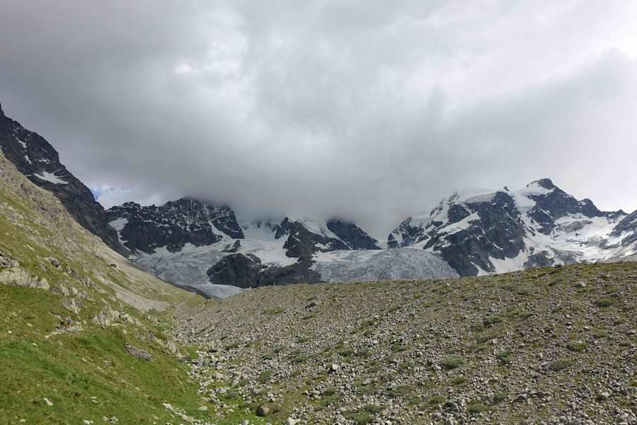 Im Zustieg zur Tschiervahütte