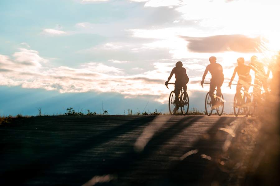 Sonnenuntergang am Bärenkopf - Blick auf Lech am Arlberg