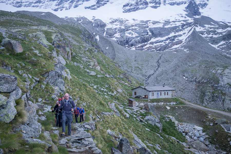 Am Rifugio Chabod