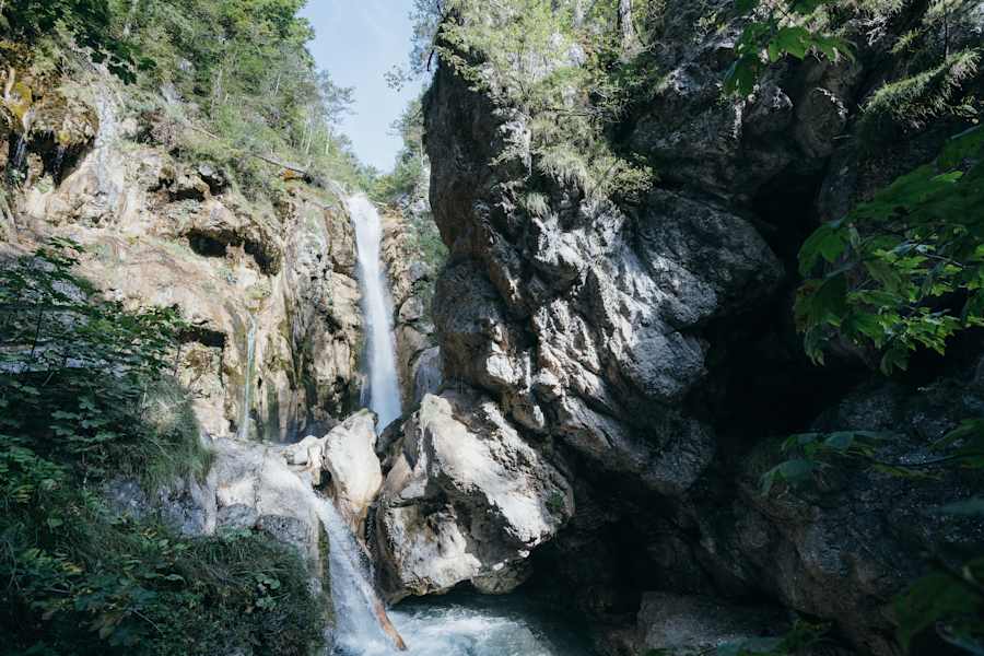 Tschauko Wasserfall in der Tscheppaschlucht