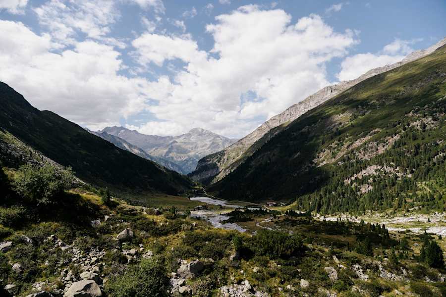 Zustieg zur Berliner Hütte am Berliner Höhenweg