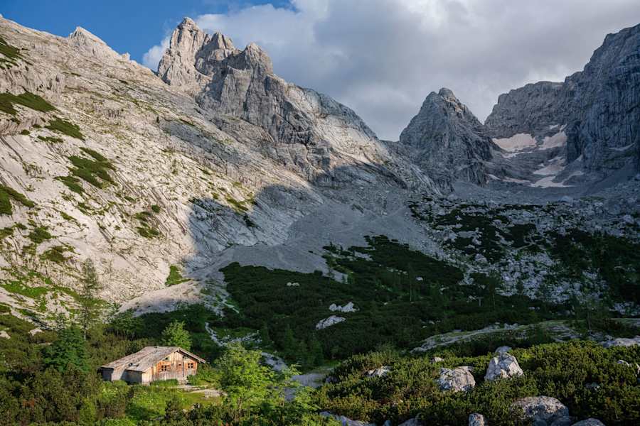 Kletter- und Bergsteigerparadies Blaueishütte