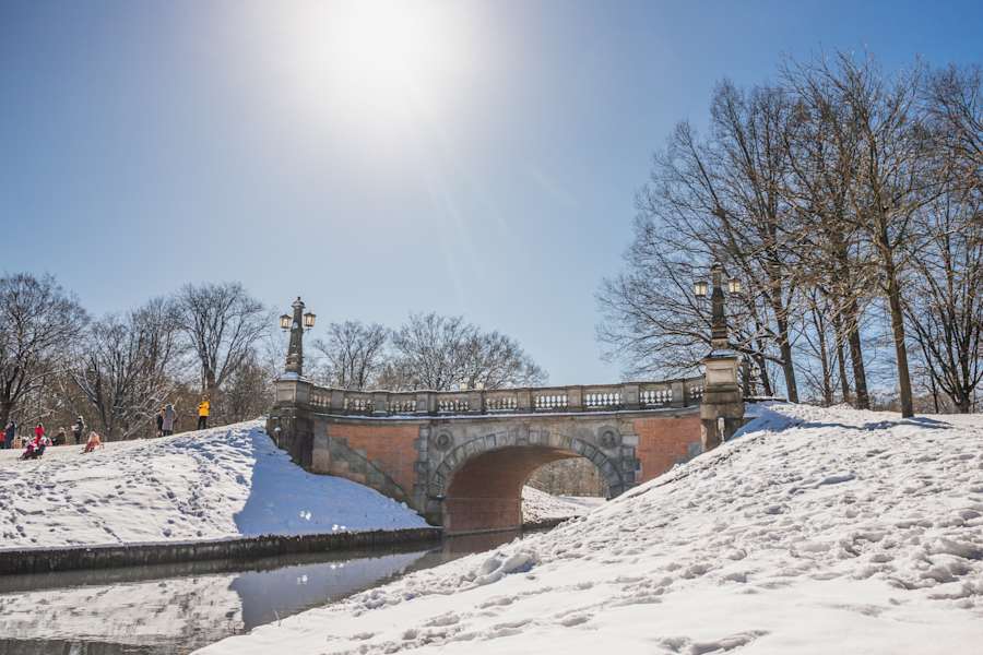 Rodeln in Bremen - hier im Bürgerpark