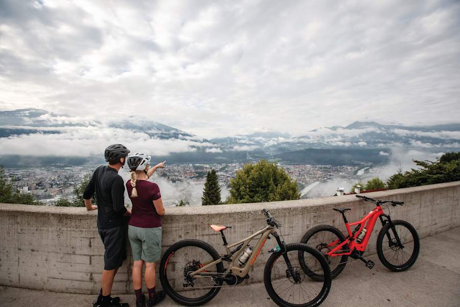 Aussicht von der Hungerburg auf Innsbruck