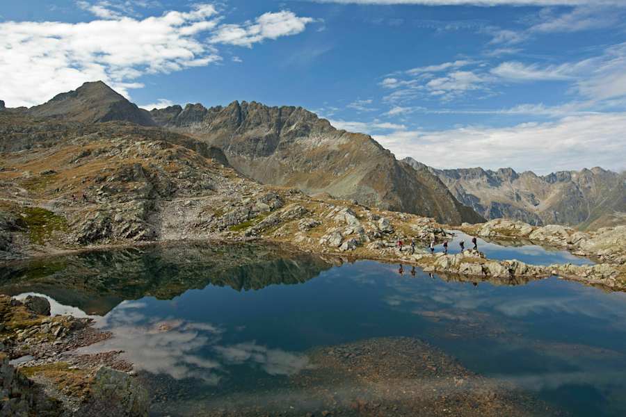 Der Spätsommer ist die ideale Zeit für eine Wanderung über den Klafferkessel.