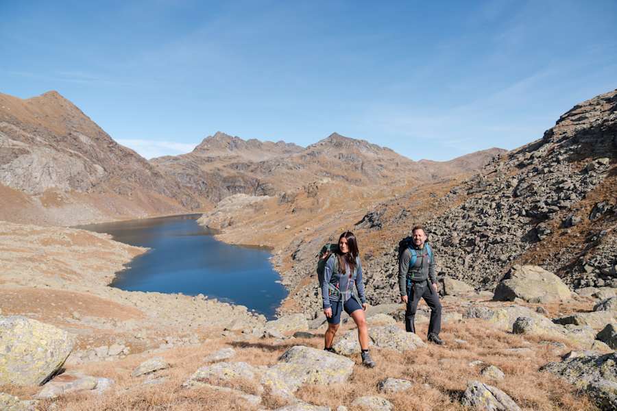 Wanderung zur den Sponser Seen in Südtirol