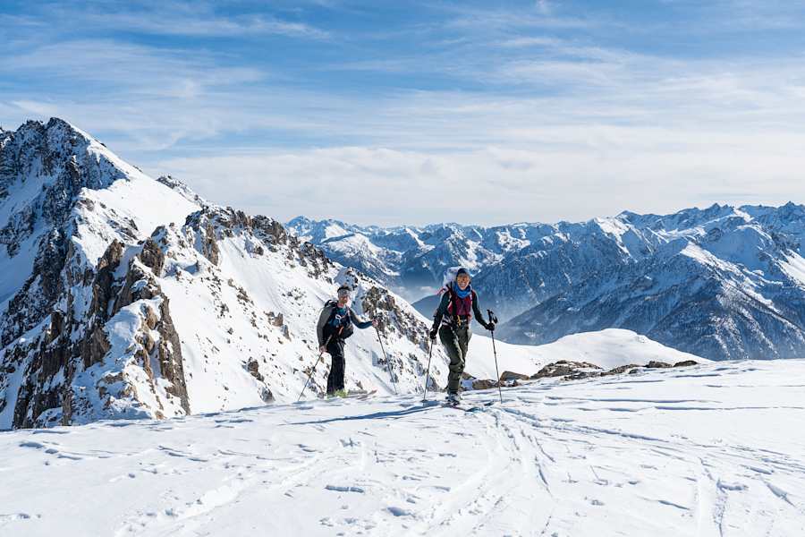 Am flachen Gipfelplateau der Repiatetta