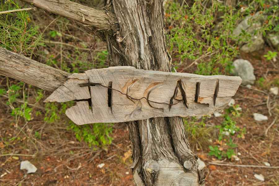 Wegweiser zum Tiscali