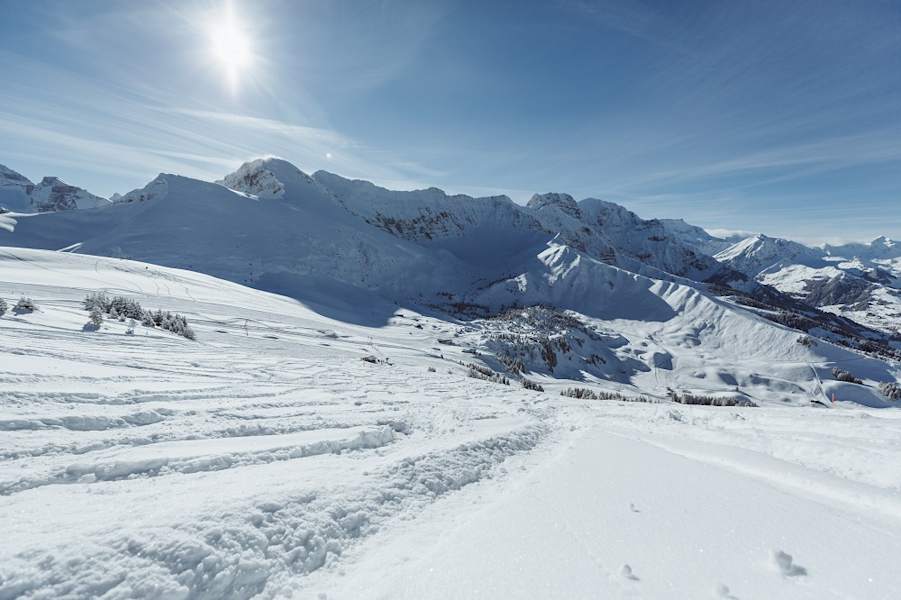 Berghaus Elsigenalp - weitläufiges Gelände