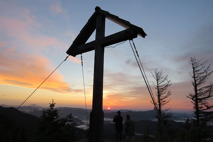 Der Obersberg oberhalb der Waldfreundehütte