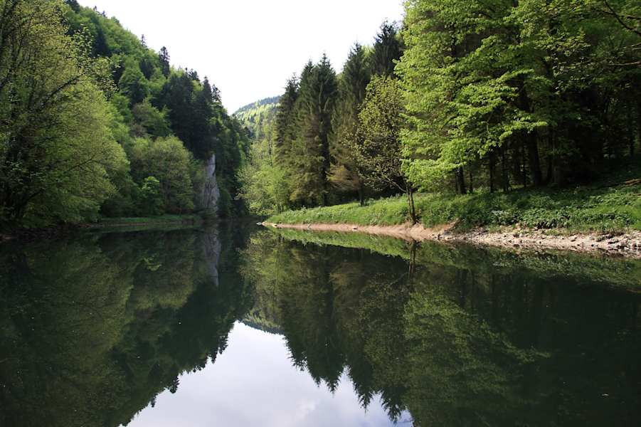 Idylle entlang des Doubs