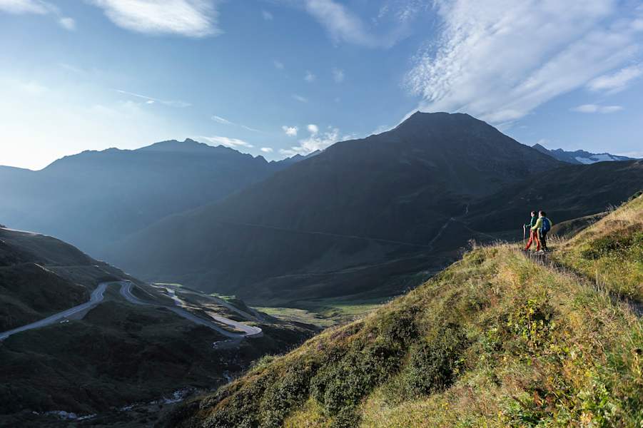 Die Wanderung zum Tomasee beginnt