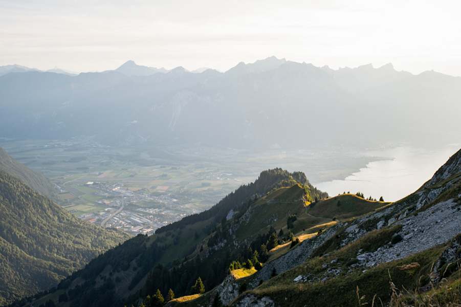 Ein Panorama zum Staunen am Rochers de Naye