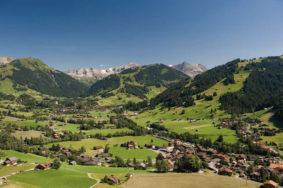 Blick auf Gstaad