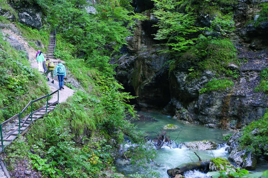 Unterwegs in der Tscheppaschlucht