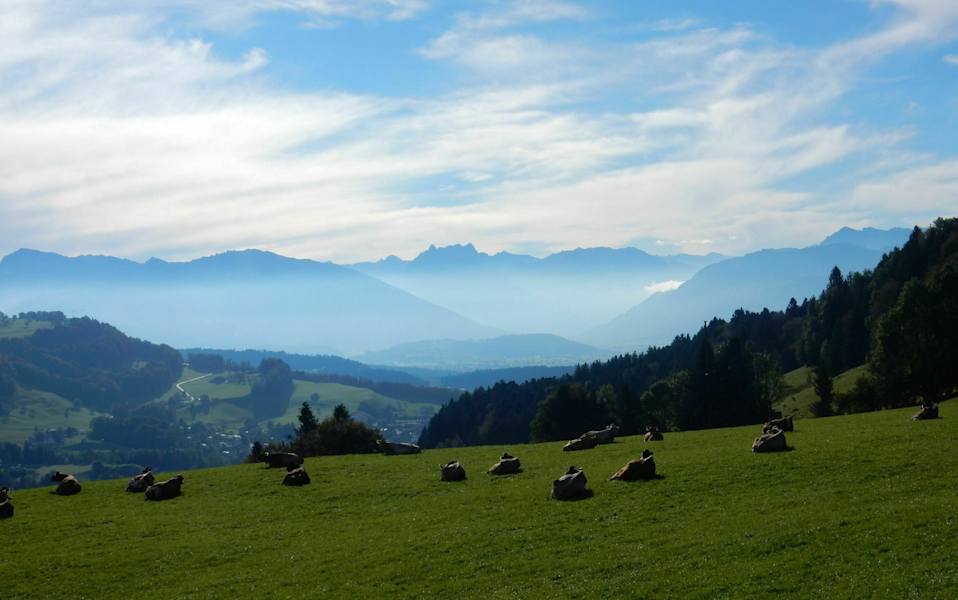 Traumpanorama mit Blick zum Mürtschenstock