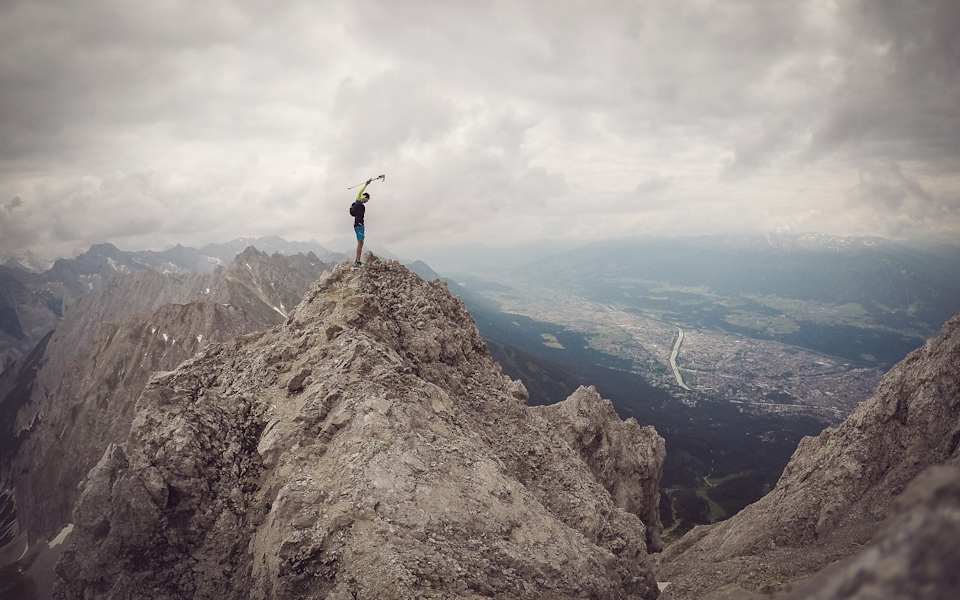 Trailrun auf die Vordere Brandjochspitze
