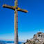 Gipfelkreuz an der Lacherspitze in den Tegernseer Bergen