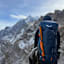 Bergwelten-Redakteur Daniel Kubera am Weg auf den Ortler
