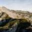 Blick auf das Berggasthaus Rotsteinpass