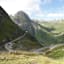 Nach Überwindung des Nufenenpasses, Blick Richtung Goms