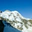 Der imposante Doppelgipfel des Piz Roseg