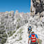 Am Salvezzaband beginnt der Alpinisteig.