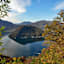 Blick auf den Monte Caslano und den Luganer See