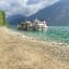 Der Achensee mit Schiff.
