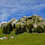 Blick von der Langbodenhütte zum Gräfimattgrat hoch