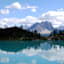 Ein Spiegelbild am Sorapiss-See