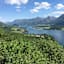 Wunderschöne Aussicht vom Scheffelblick auf den Wolfgangsee