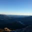 Blick zurück auf das Watzmannhaus und den Berchtesgadener Talkessel