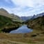 Am Aufstieg: der Zeinissee