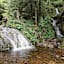 Der Fischfelsen-Wasserfall