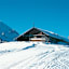 Die Aueralm, überragt vom Fockenstein.