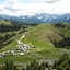 Auf der Feistritzer Alm mit Blick zu den Julischen Alpen