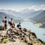 Mountainbiken im Dreiländereck zwischen dem Tiroler Nauders, dem Südtiroler Reschensee und dem Schweizer Engadin